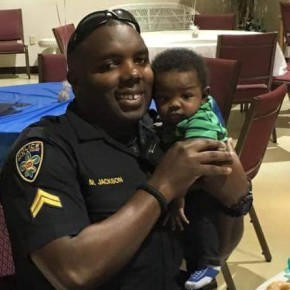 Slain Baton Rouge officer Montrell Jackson had written, "Please don’t let hate infect your heart. " (Credit: Facebook)
